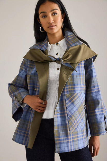 Heritage Plaid-Lined Reversible Crop Trench