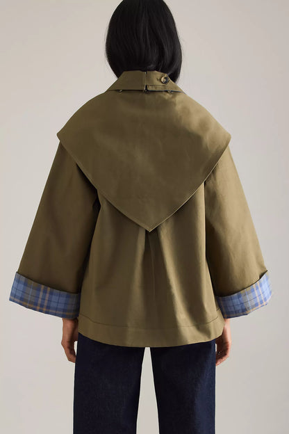 Heritage Plaid-Lined Reversible Crop Trench